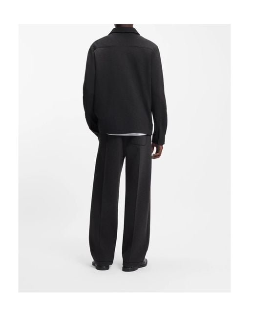 Boss Black Enaso Chest-Pocket Long-Sleeve Shirt for men