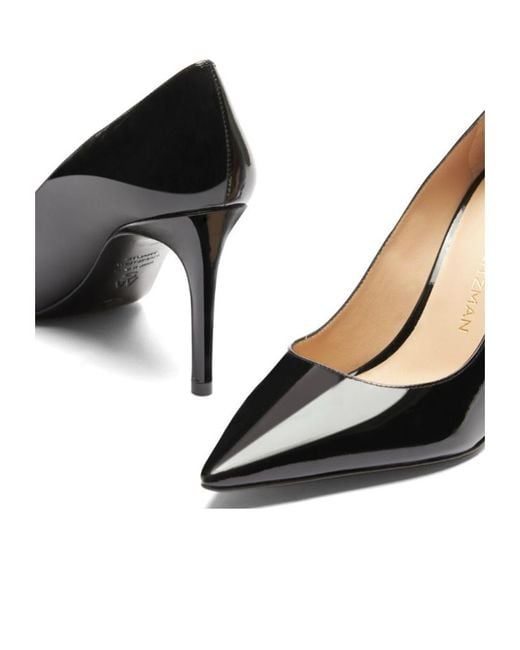 Stuart Weitzman Black Pointed High Heels