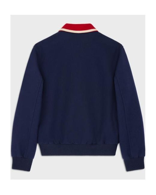 Céline Blue Lion Teddy Jacket for men