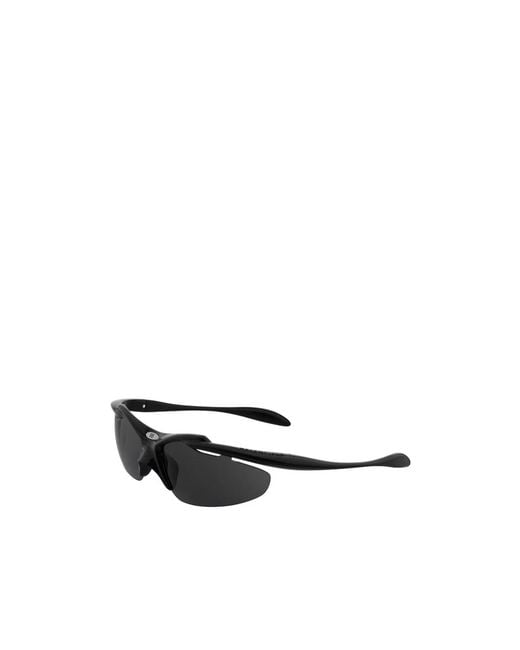 Balenciaga White Eyewear Wrap-Around Frame Sunglasses