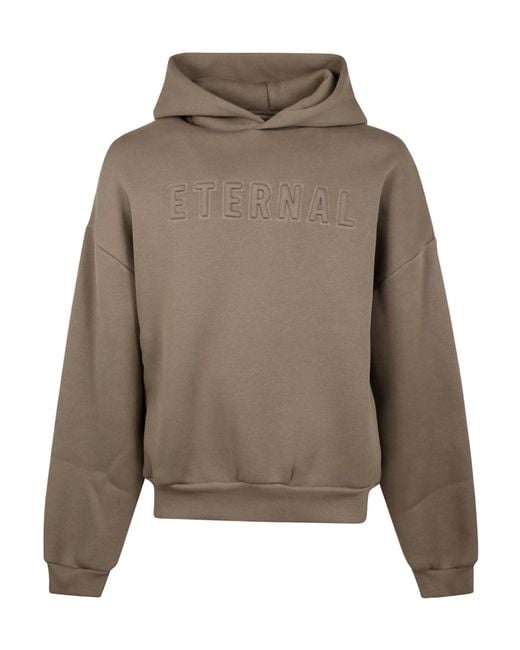 Fear Of God Gray Eternal Hoodie for men