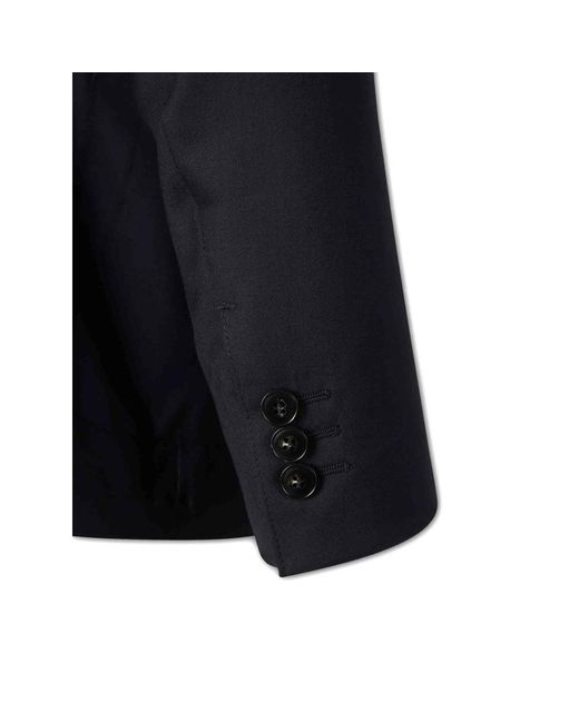 Canali Blue Long-Sleeved Suit Jacket for men