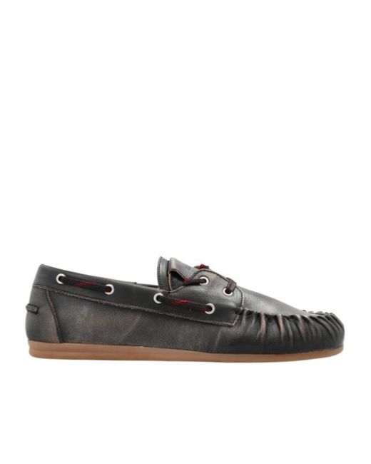 Alohas Black Rowan Round-Toe Loafers