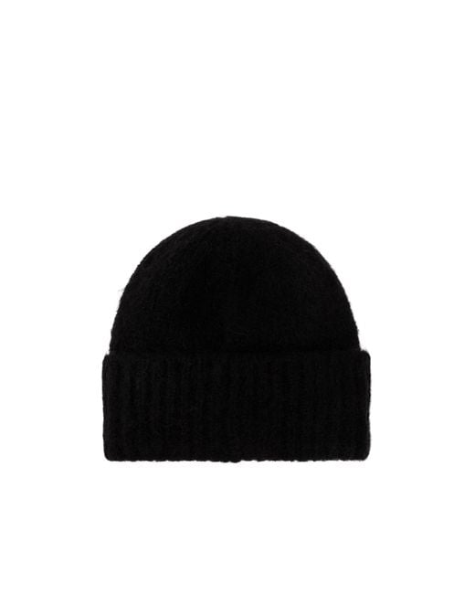 Canada Goose Black Logo-Plaque Beanie