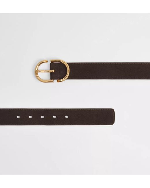 Dior White Cd Belt for men