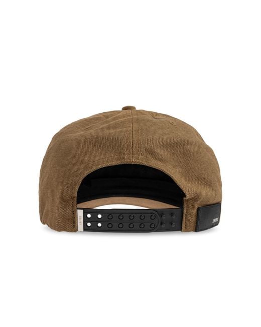 Amiri Brown Logo Hat for men