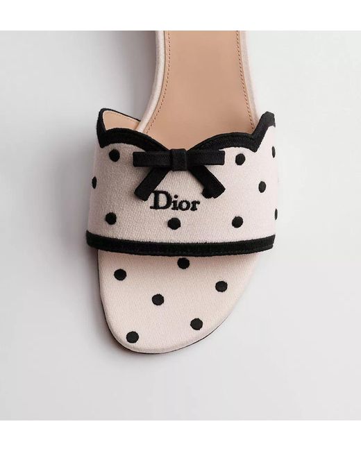 Dior White Mule De Tacon Dway
