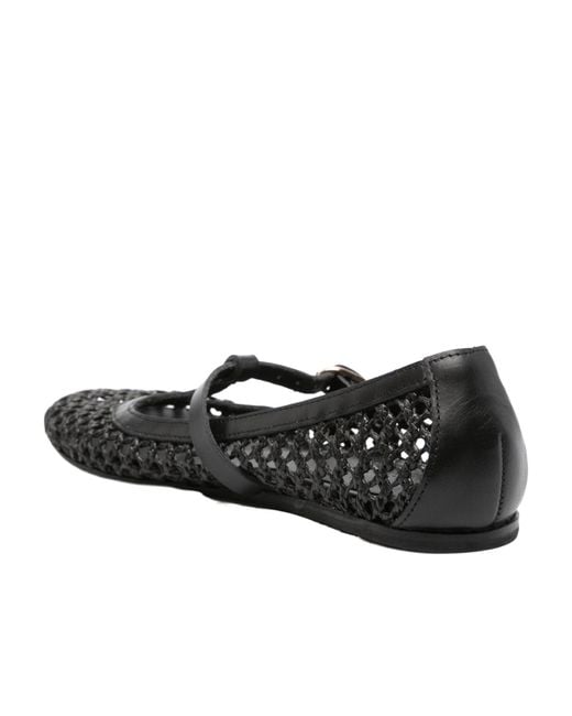 Ancient Greek Sandals Black Aerati Ballerina Shoes