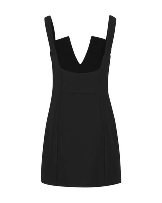 Givenchy Black V-Neck Mini Dress