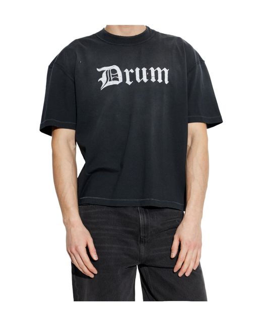 AllSaints Black Snare Graphic T-Shirt for men