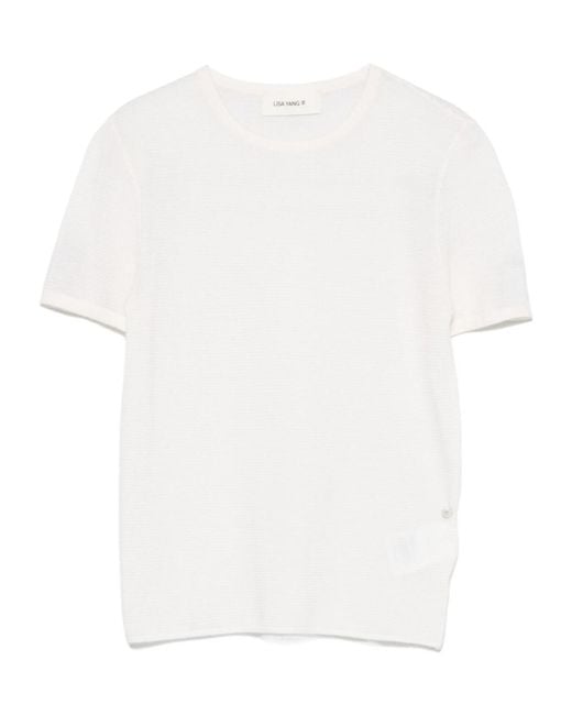 Lisa Yang White Ira Crewneck T-Shirt