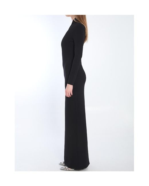 Solace London Black Joana Maxi Dress
