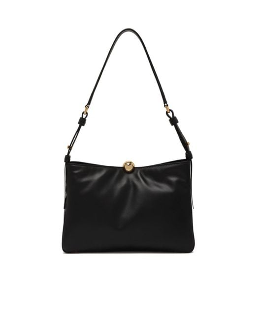 Furla Black Clasp Shoulder Bag