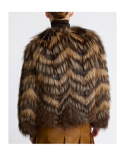 Yves Salomon Natural Belted Jacket