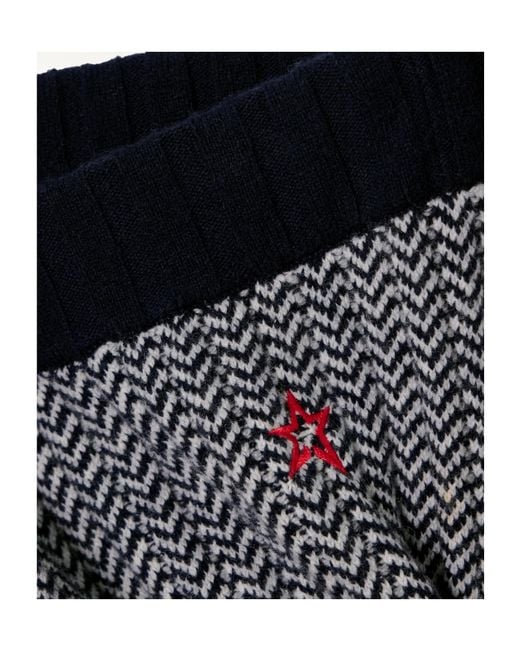 Perfect Moment Gray Jazzy Ribbed Striped Wool And Cashmere-Blend Leggings