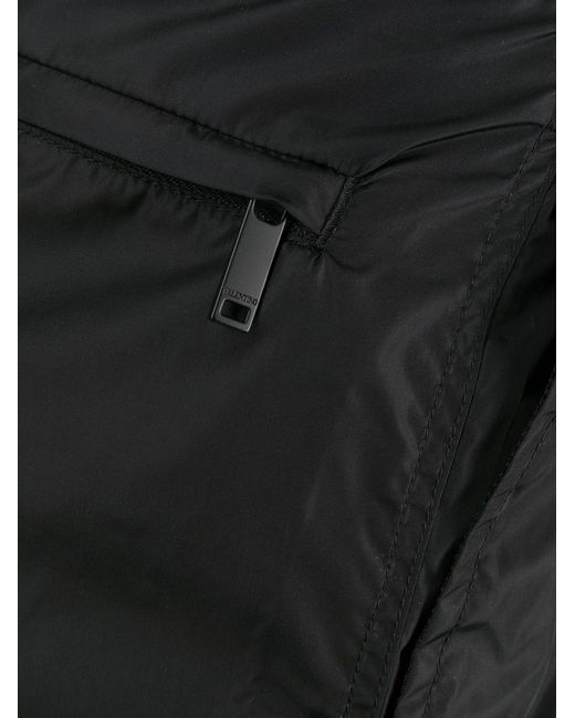 Valentino Black Vltn Logo Patch Swim Shorts for men