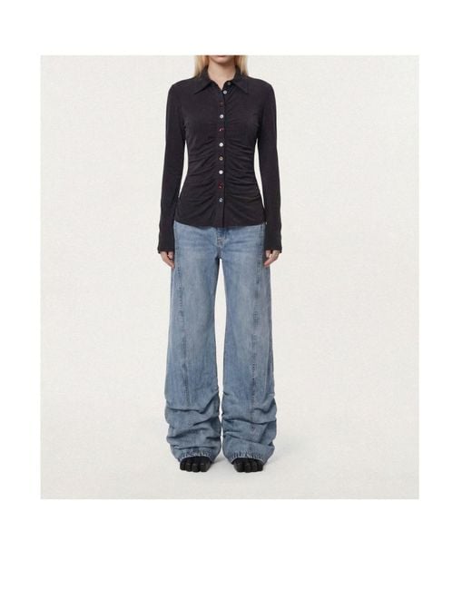 AVAVAV Black Buttoned Long-Sleeve Shirt