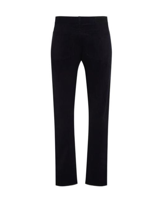 Giorgio Armani Blue 5 Pockets Straight-Leg Trousers for men