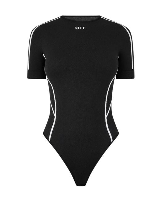 Off-White c/o Virgil Abloh Black Seamless Bodysuit