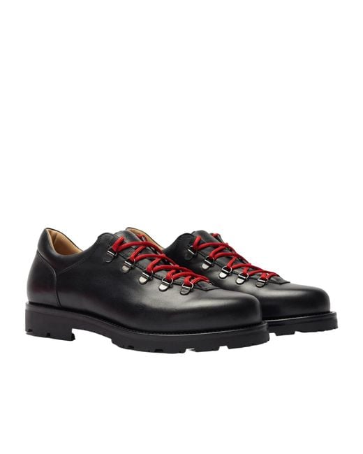 Scarosso Black Eddy Lace-Up Boots for men