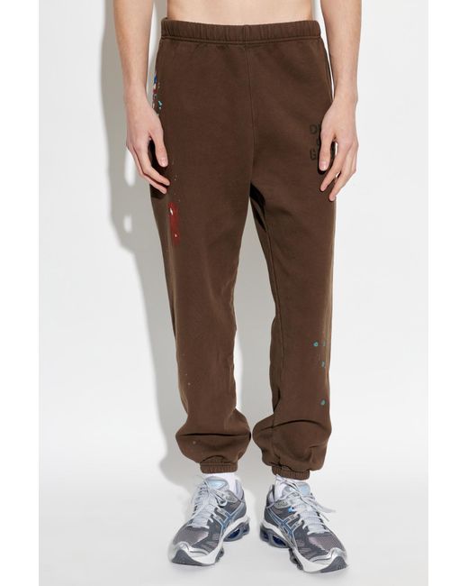 GALLERY DEPT. Brown Printed Sweatpants for men