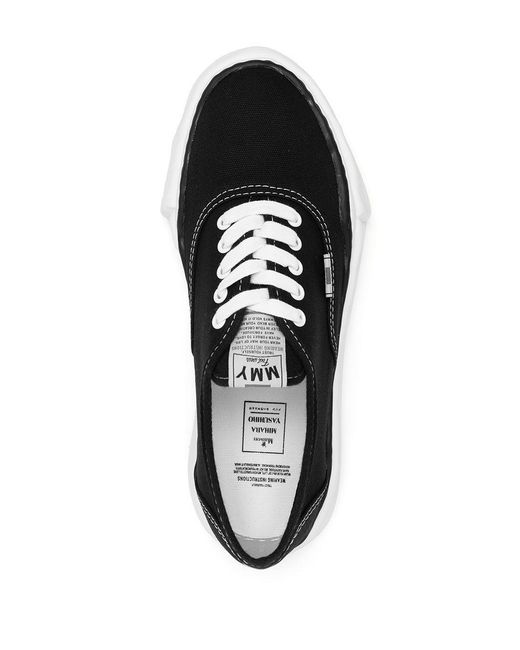 Maison Mihara Yasuhiro Black Baker Lace-Up Sneakers