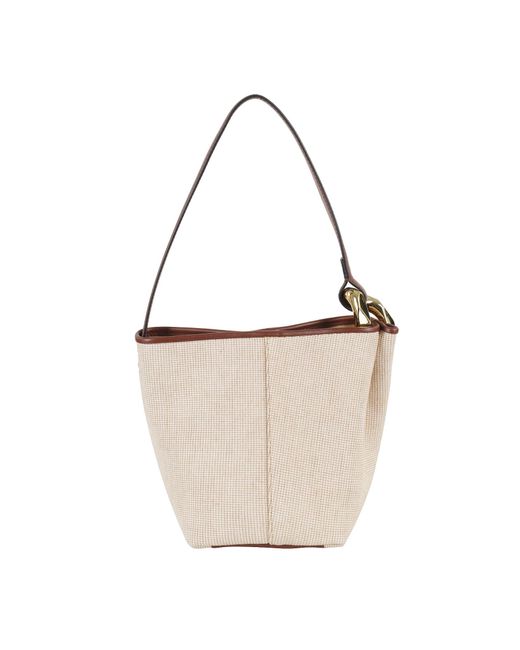 J.W. Anderson White Top Handle Shoulder Bag