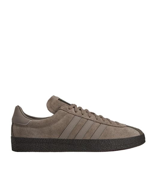 Adidas Brown Solid Low-Top Trainers for men