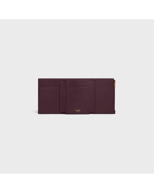 Céline Purple Fine Strap Wallet Nino