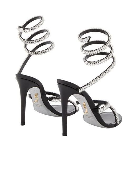 Rene Caovilla White René Caovilla Cleo Spark Sandals