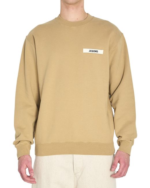 Jacquemus Natural Gros Grain Sweater for men