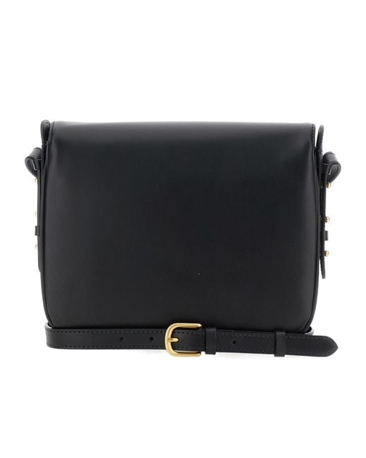 Soeur Black Bellissima Maxi Leather Shoulder Bag
