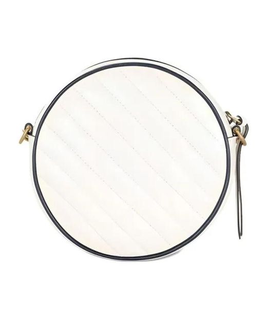 Gucci White Marmont Crossbody Bag