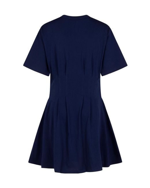 Polo Ralph Lauren Blue Shaped Jersey T-Shirt Dress