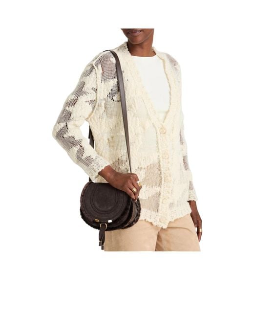 Chloé Gray Small Saddle Bag