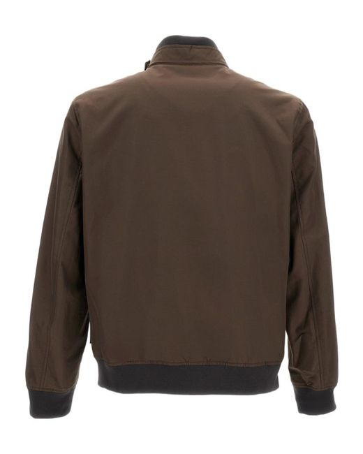 Woolrich Brown Spring Lewis Bomber Jacket for men