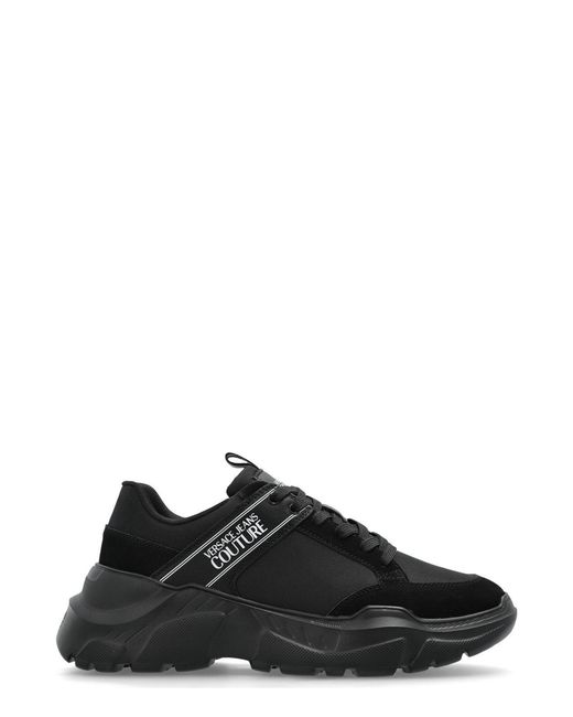 Versace Jeans Black Couture Chunky Sole Sneakers for men