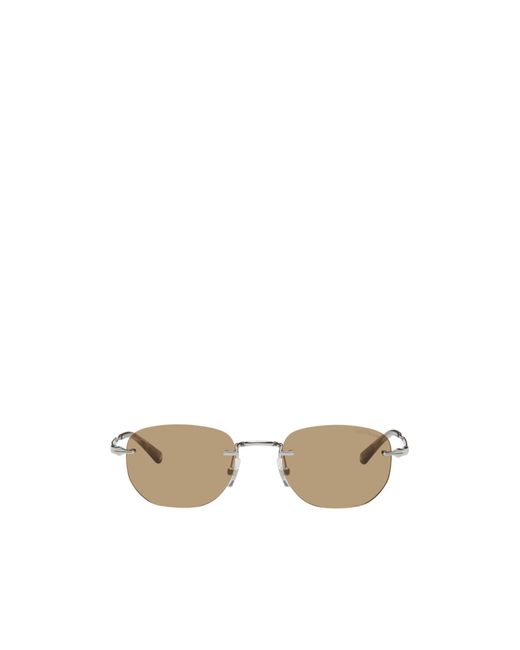 Montblanc Multicolor Eyewear Oval Frame Sunglasses for men