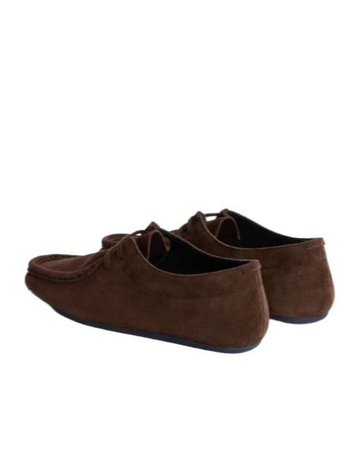Jil Sander Brown Hood Lace-Up Shoes