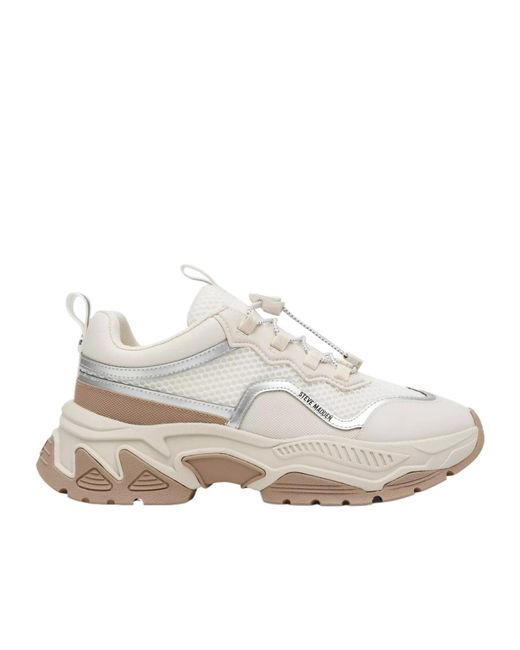 Steve Madden White Android-E Trainers
