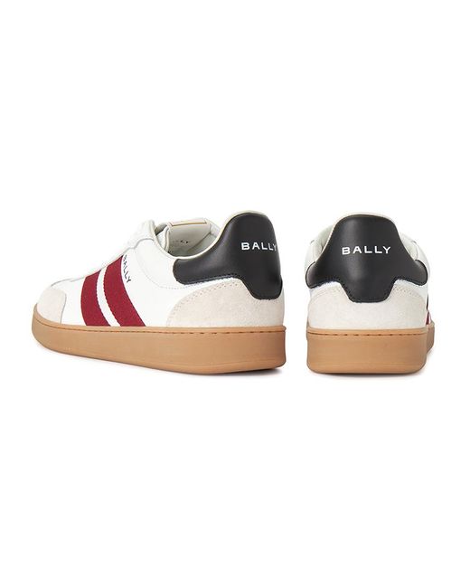 Bally Pink Lace-Up Sneakers for men