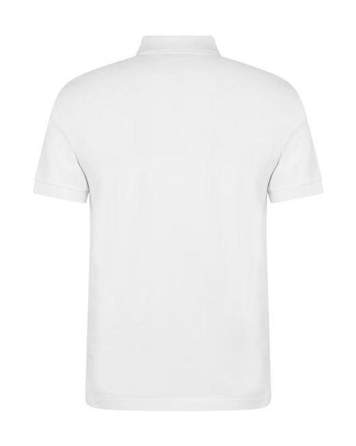 Prada White Logo Polo Shirt for men
