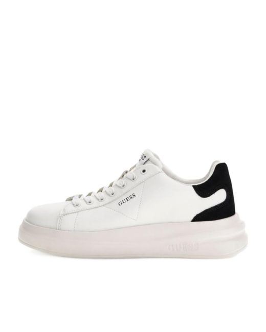 Guess White Elbi Sneakers
