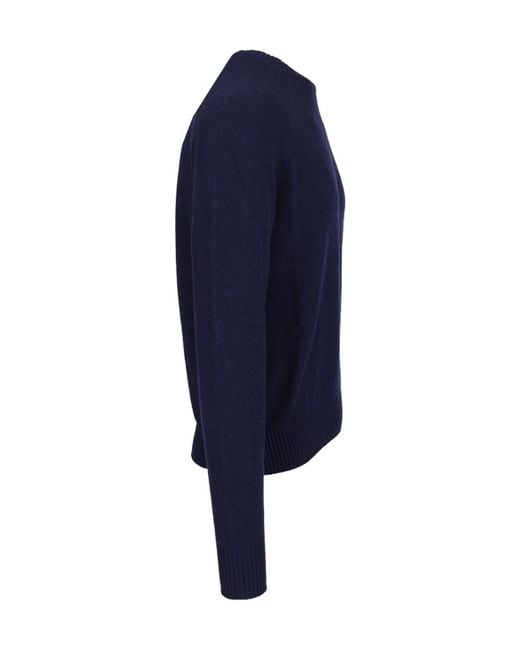 Tom Ford Blue Crewneck Knitted Jumper for men