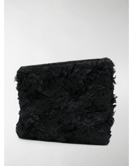 Moschino Black Logo Clutch