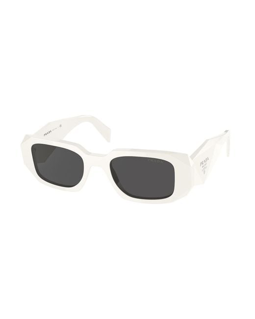 Prada White Logo Sunglasses