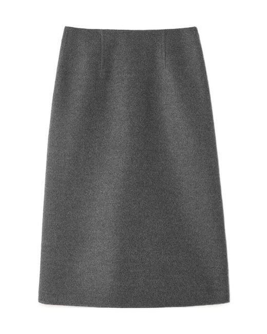 Loro Piana Gray Hazel Skirt