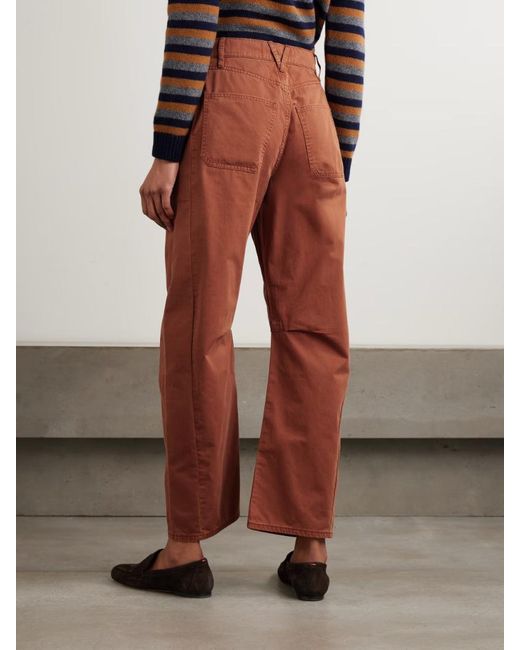 Veronica Beard Red Patch-Pocket Jeans