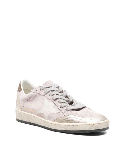 Golden Goose Deluxe Brand White Ballstar Low-Top Sneakers