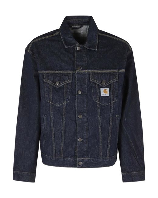 Carhartt Blue Helston Jacket for men